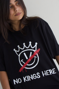 No Kings Here T-Shirt (Black) Hoodie, Sweatshirt | ZylaModa.com (Image 1)