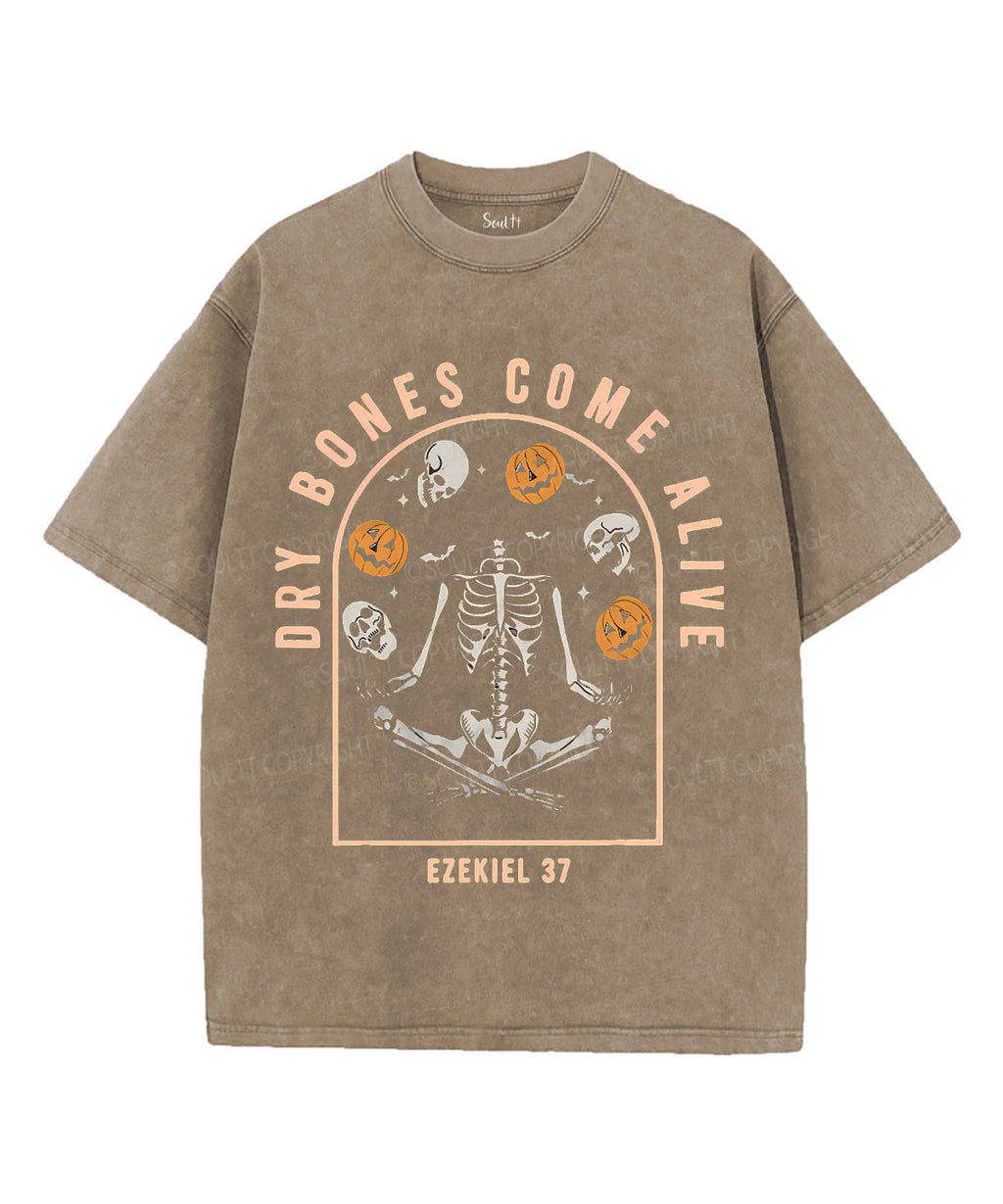 Dry Bones Come To Life Unisex Washed Christian T-shirt Style010 Hoodie, Sweatshirt | ZylaModa.com (Image 2)