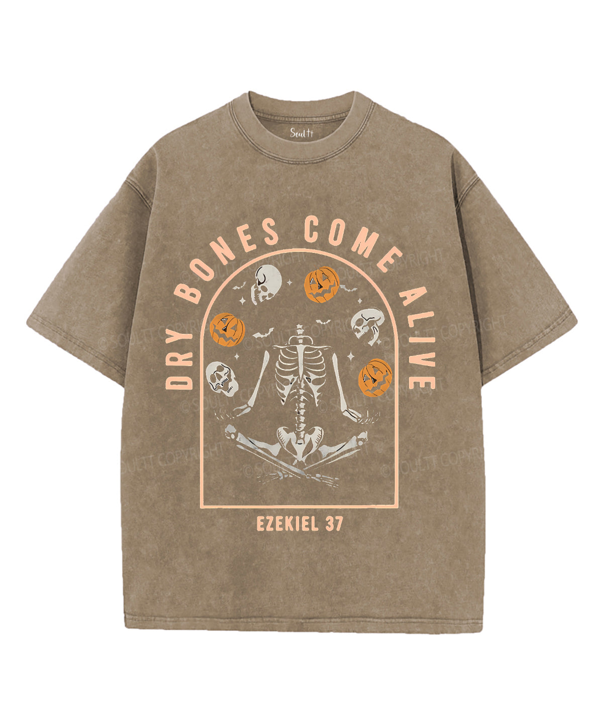 Dry Bones Come To Life Unisex Washed Christian T-shirt Style010 Hoodie, Sweatshirt | ZylaModa.com (Image 2)