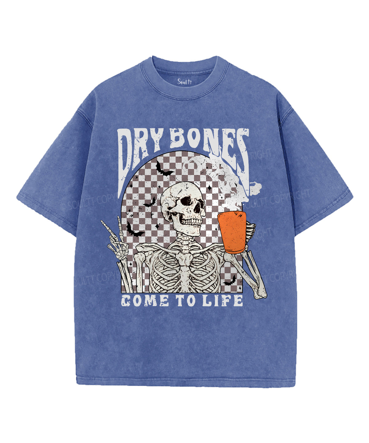 Dry Bones Come To Life Unisex Washed Christian T-shirt Style005 Hoodie, Sweatshirt | ZylaModa.com (Image 4)
