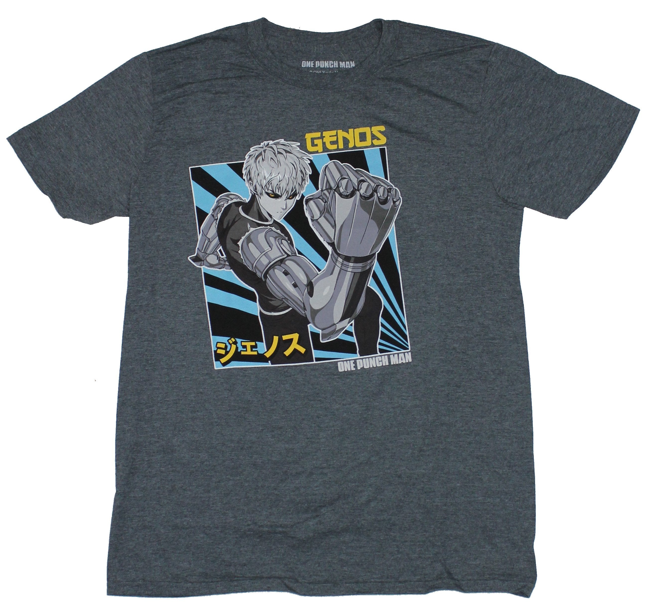 One Punch Man Mens T-Shirt - Genos Power Posed Serious Image Hoodie, Sweatshirt | ZylaModa.com