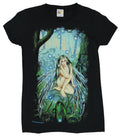 Ruth Thompson Dragonsite Fairy Girls Juniors T-Shirt - Nude on Forest Floor Hoodie, Sweatshirt | ZylaModa.com