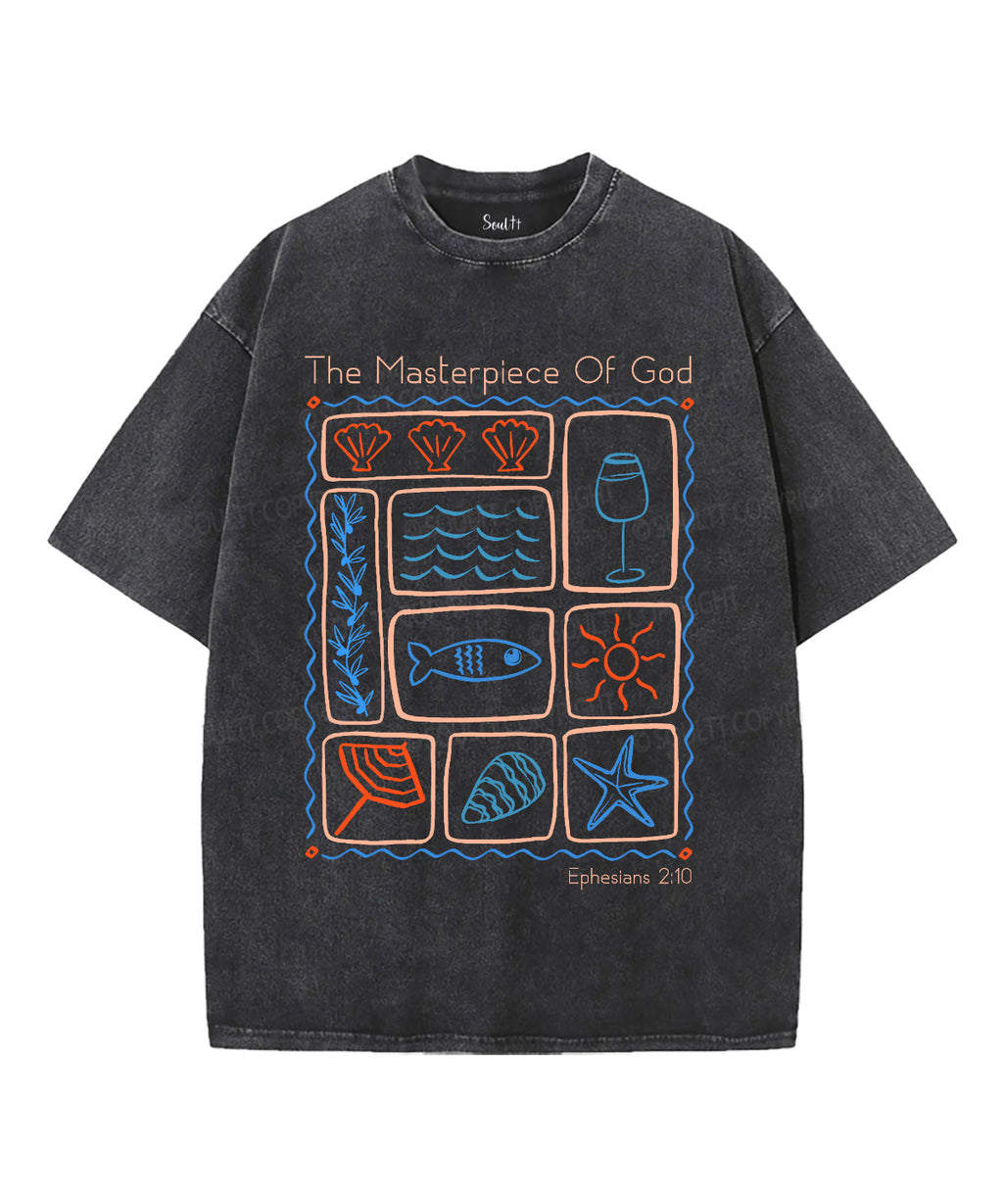 The Masterpiece Of God Unisex Washed Christian T-shirt Hoodie, Sweatshirt | ZylaModa.com (Image 2)