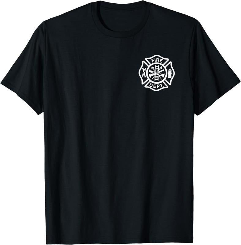 [100% Cotton] Fire Department Logo Uniform Fireman Symbol Firefighter Gear T-Shirt Hoodie, Sweatshirt | ZylaModa.com