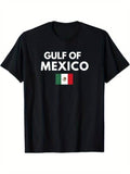 [100% Cotton] Gulf of Mexico Graphic Cotton T-Shirt for Men - Casual Crew Neck Hoodie, Sweatshirt | ZylaModa.com