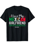 [100% Cotton] I Love My Mexican Girlfriend T-Shirt Sarcastic Mexico Tee T-Shirt Hoodie, Sweatshirt | ZylaModa.com