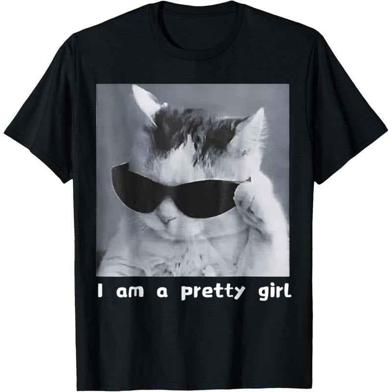 [100% Cotton] I'm A Pretty Girl Funny Cat T-Shirt Hoodie, Sweatshirt | ZylaModa.com