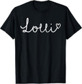 [100% Cotton] Lolli Gifts For Women Grandma Heart Mother's Day Lolli T-Shirt Hoodie, Sweatshirt | ZylaModa.com
