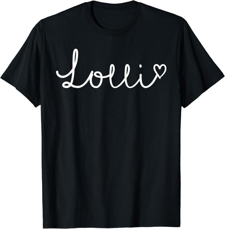 [100% Cotton] Lolli Gifts For Women Grandma Heart Mother's Day Lolli T-Shirt Hoodie, Sweatshirt | ZylaModa.com