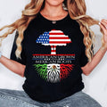 [100% Cotton] Mexican Roots American Grown Tree Flag USA Mexico T-Shirt Hoodie, Sweatshirt | ZylaModa.com
