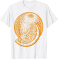 [100% Cotton] Orange Fruit Retro Vintage Art Graphic Gift - Orange T-Shirt Hoodie, Sweatshirt | ZylaModa.com