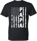 [100% Cotton] Papa Vintage American Flag Men's T-Shirt Hoodie, Sweatshirt | ZylaModa.com