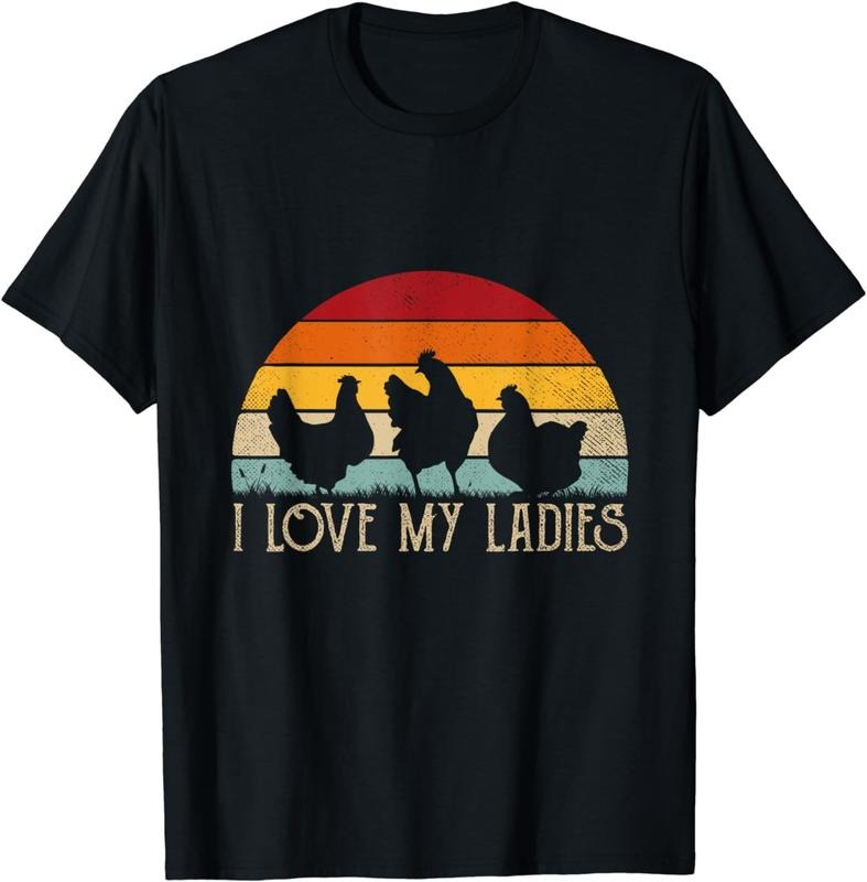 [100% Cotton] Retro 80s Funny Chicken Shirt for Chicken Lover & Owner T-Shirt Hoodie, Sweatshirt | ZylaModa.com