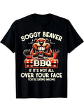 [100% Cotton] Soggy Beaver BBQ If It's Not All Over Your Face You Are Men T-Shirt Hoodie, Sweatshirt | ZylaModa.com