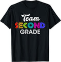 [100% Cotton] Team 2nd Grade Second Graders Back To School Season Print T-Shirt Hoodie, Sweatshirt | ZylaModa.com