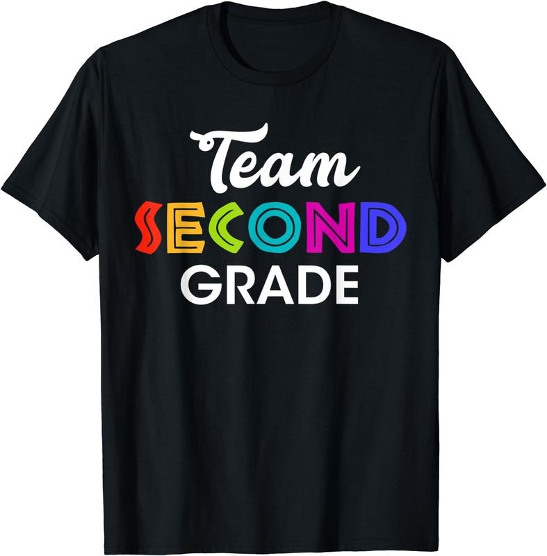 [100% Cotton] Team 2nd Grade Second Graders Back To School Season Print T-Shirt Hoodie, Sweatshirt | ZylaModa.com