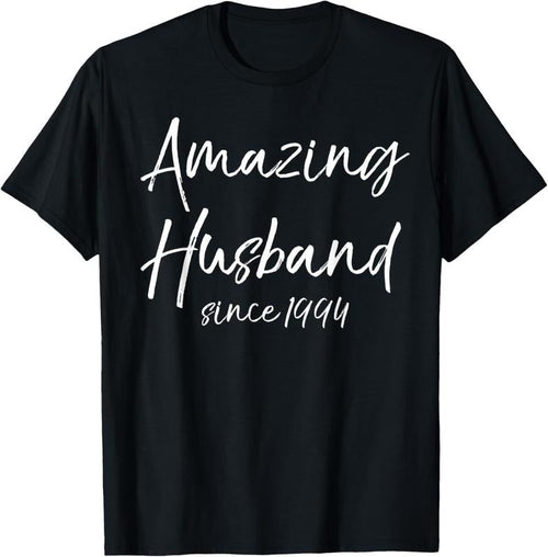 100% Cotton 30th Anniversary Idea from Wife Amazing Husband Since 1994 T-Shirt Hoodie, Sweatshirt | ZylaModa.com