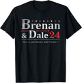 [100% Cotton]Brennan Election Dale 2024 Prestige Worldwide Funny Support T-Shirt Hoodie, Sweatshirt | ZylaModa.com