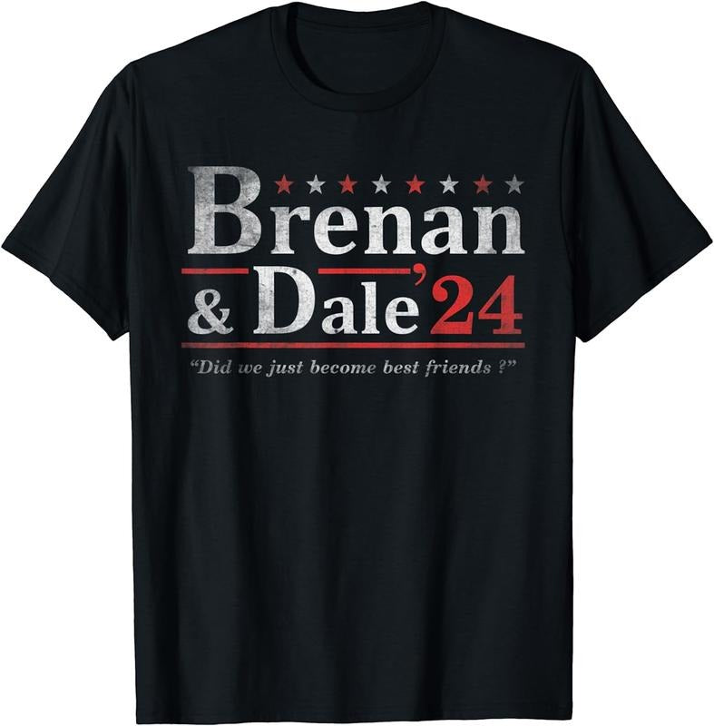 [100% Cotton]Brennan Election Dale 2024 Prestige Worldwide Funny Support T-Shirt Hoodie, Sweatshirt | ZylaModa.com