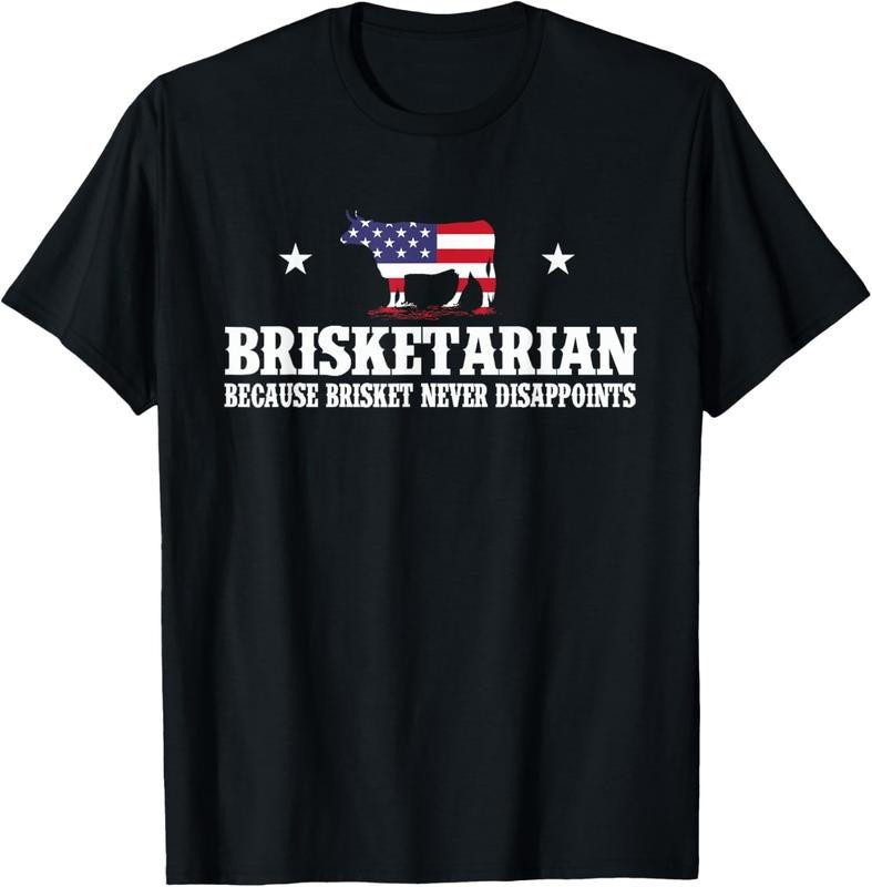 100% Cotton Brisketarian Because Brisket Never Disappoints - BBQ Lover T-Shirt Hoodie, Sweatshirt | ZylaModa.com