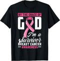 [100% Cotton]By The Grace God I'm A Survivor Breast Cancer Survivor T-Shirt Hoodie, Sweatshirt | ZylaModa.com