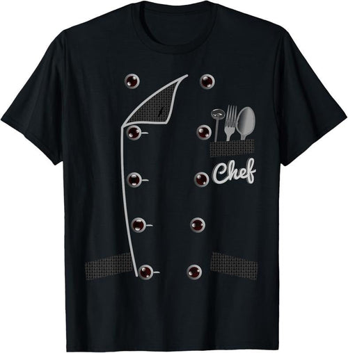 100% Cotton Chef TShirt Uniform Jacket Faux Funny Cook Shirt for Cooking T-Shirt Hoodie, Sweatshirt | ZylaModa.com