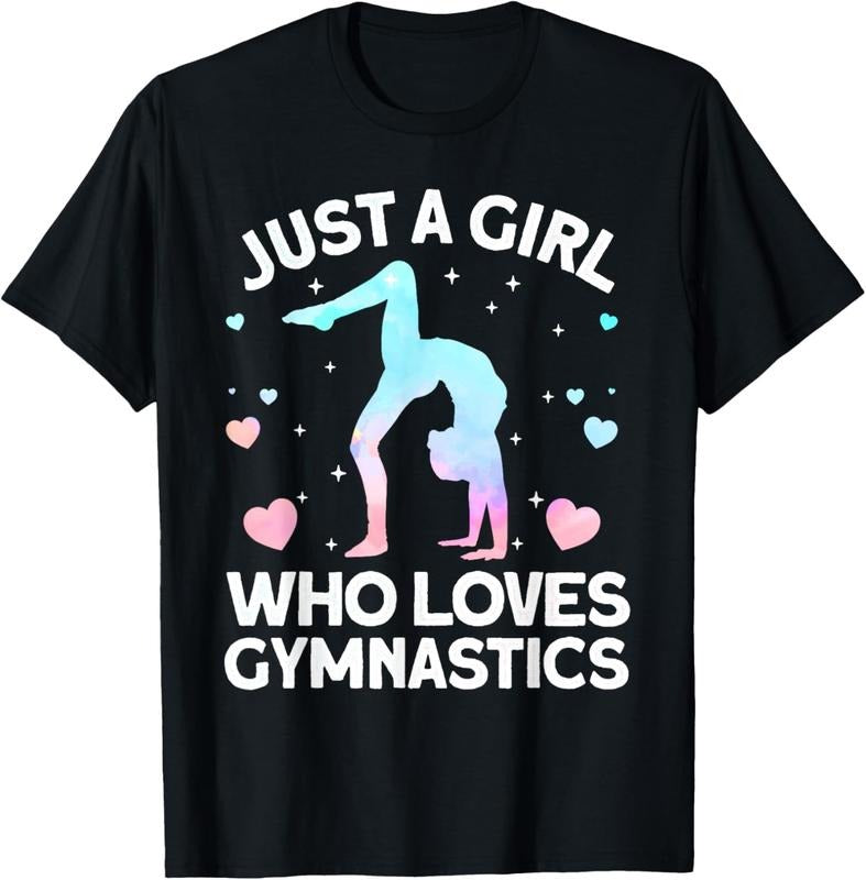 100% Cotton Cool Gymnastics Art For Women Girls Gymnastics Gymnast T-Shirt Hoodie, Sweatshirt | ZylaModa.com