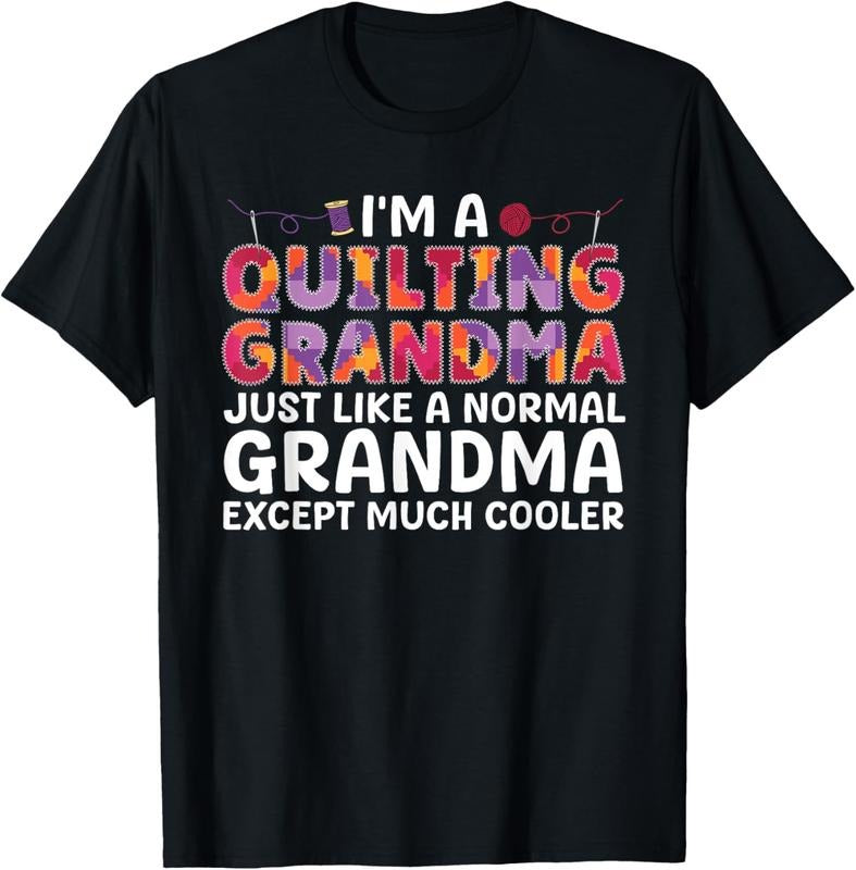 100% Cotton Cool Quilting Design For Women Grandma Quilt Sewing Quilter T-Shirt Hoodie, Sweatshirt | ZylaModa.com