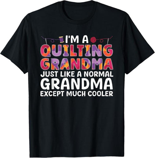 100% Cotton Cool Quilting Design For Women Grandma Quilt Sewing Quilter T-Shirt Hoodie, Sweatshirt | ZylaModa.com