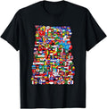 [100% Cotton]Countryballs world flags T-Shirt Hoodie, Sweatshirt | ZylaModa.com