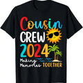 [100% Cotton]Cousin crew 2024 Summer Vacation Beach Family Trips Matching T-Shirt Hoodie, Sweatshirt | ZylaModa.com