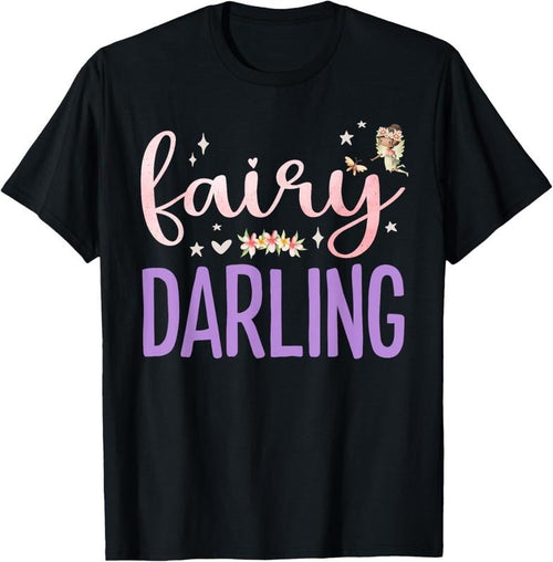 100% Cotton Darling Magical Floral Niece Fairy Birthday Fairytale Family T-Shirt Hoodie, Sweatshirt | ZylaModa.com