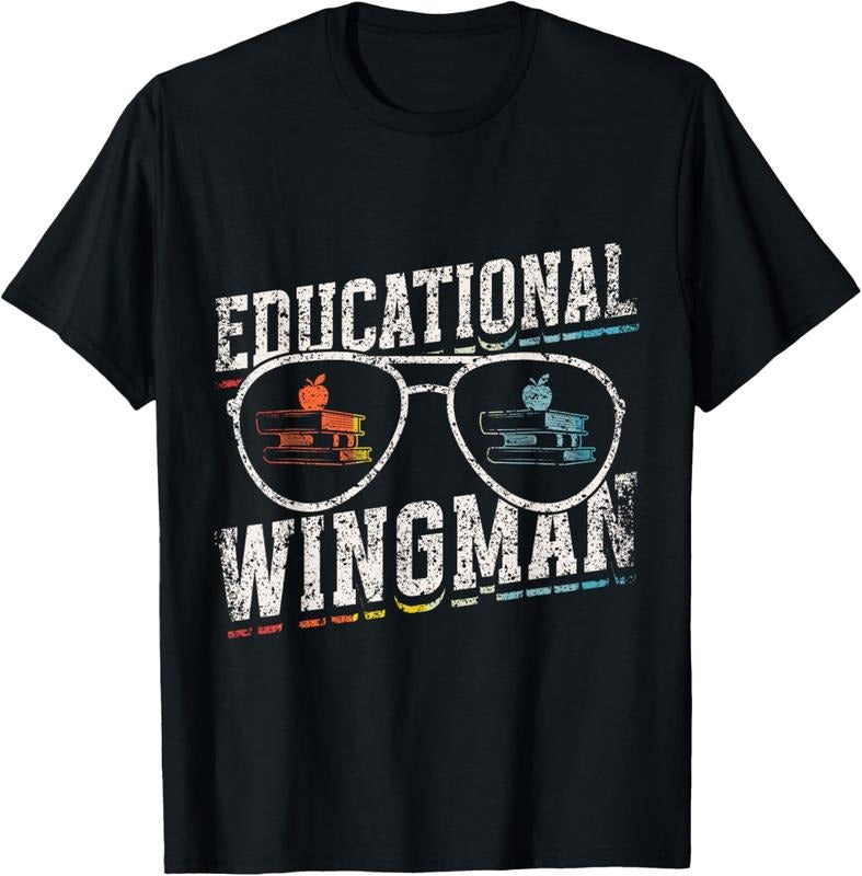 100% Cotton Educational Wingman Assisting Teacher Teaching Assistant T-Shirt Hoodie, Sweatshirt | ZylaModa.com