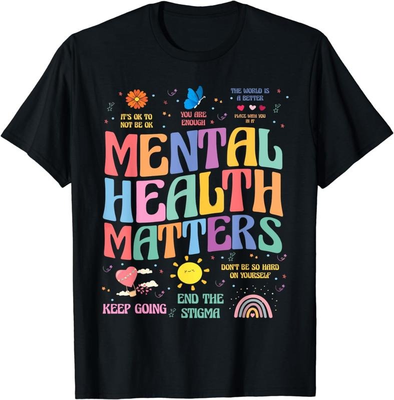 [100% Cotton]End The Stigma Mental Health Matters Brain Illness Awareness T-Shirt Hoodie, Sweatshirt | ZylaModa.com