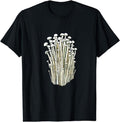 [100% Cotton]Enoki Japanese Velvet Shank Enokitake Flammulina Shrooms T-Shirt Hoodie, Sweatshirt | ZylaModa.com