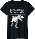 [100% Cotton]Funny Let's Eat Kids Punctuation Saves Lives Grammar T Shirt Hoodie, Sweatshirt | ZylaModa.com