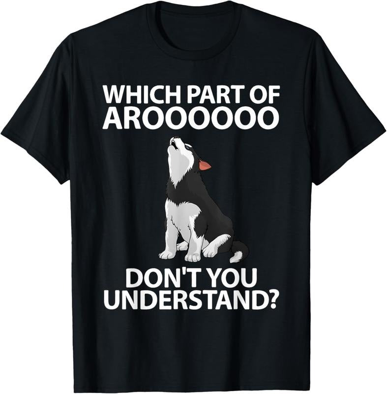 100% Cotton Funny Siberian Husky For Men Women Puppy Dog Huskies Lover T-Shirt Hoodie, Sweatshirt | ZylaModa.com