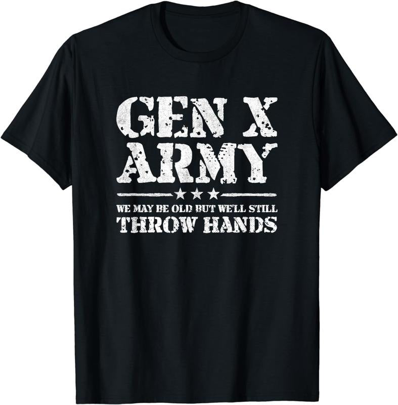 [100% Cotton]Gen X - Gen Xer - Generation X - Throw Hands - Funny Gen X T-Shirt Hoodie, Sweatshirt | ZylaModa.com