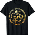 100% Cotton Girls Trip 2025 Friends Beach Drinks Lots Of Memories T-Shirt Hoodie, Sweatshirt | ZylaModa.com