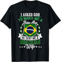 100% Cotton I Love my Brazilian Wife Anniversary T-Shirt for Husband T-Shirt Hoodie, Sweatshirt | ZylaModa.com