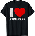 100% Cotton I love Corn Dogs I heart Corn Dogs for Corn Dogs Lover T-Shirt Hoodie, Sweatshirt | ZylaModa.com