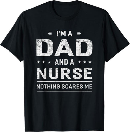 100% Cotton I'm A Dad And Nurse T-shirt For Men Father Funny Gift Hoodie, Sweatshirt | ZylaModa.com