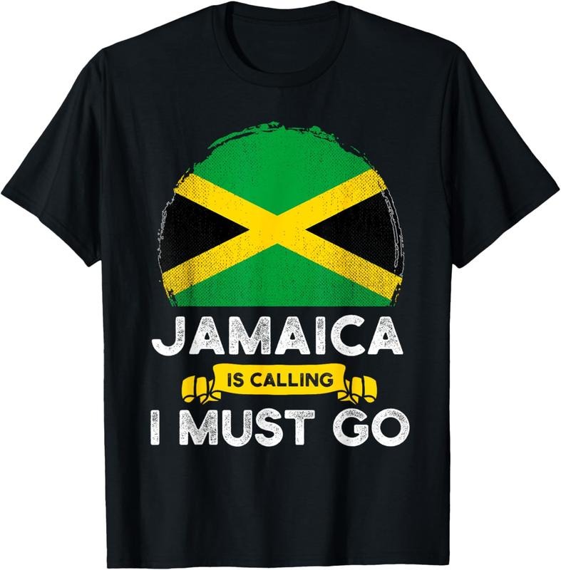 100% Cotton Jamaica Is Calling I Must Go Jamaican Heritage Roots Flag T-Shirt Hoodie, Sweatshirt | ZylaModa.com