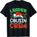 100% Cotton Leader of the Cousin Crew Christmas Family Matching Xmas T-Shirt Hoodie, Sweatshirt | ZylaModa.com