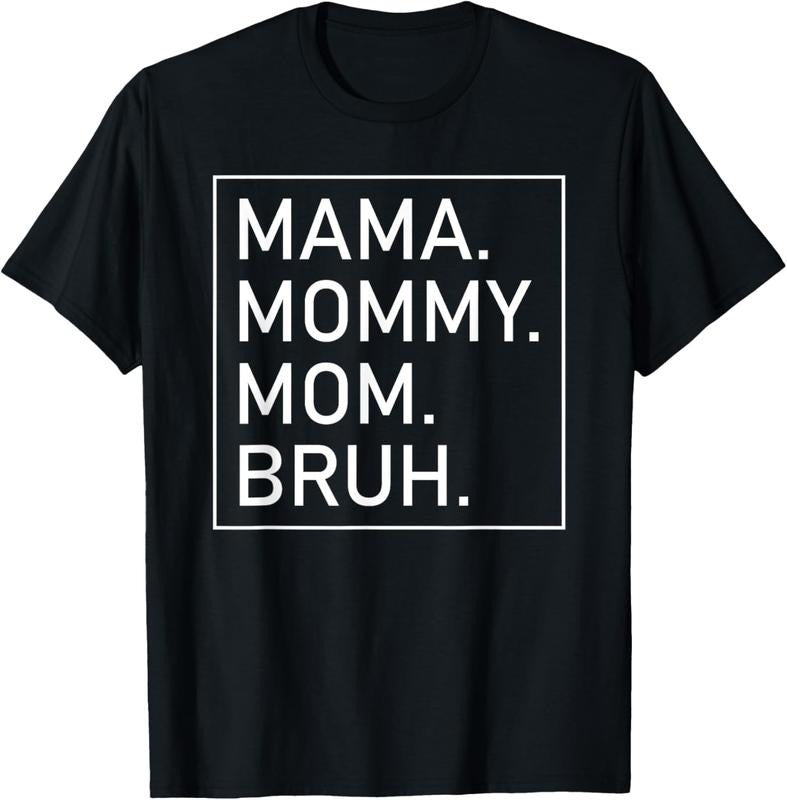 100% Cotton Mama Mommy Mom Bruh Women's Mama T-Shirt Hoodie, Sweatshirt | ZylaModa.com