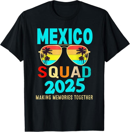 100% Cotton Mexico 2025 Tropical Beach Vacation Matching T-Shirt Hoodie, Sweatshirt | ZylaModa.com