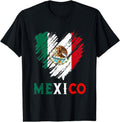 [100% Cotton]Mexico City Mexican Flag Heart viva mexico Independence Day T-Shirt Hoodie, Sweatshirt | ZylaModa.com