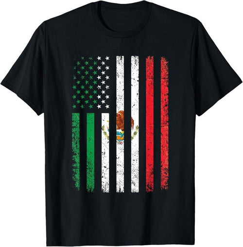100% Cotton Mexico Flag Gift 4th Of July USA American Mexican Flag T-Shirt Hoodie, Sweatshirt | ZylaModa.com