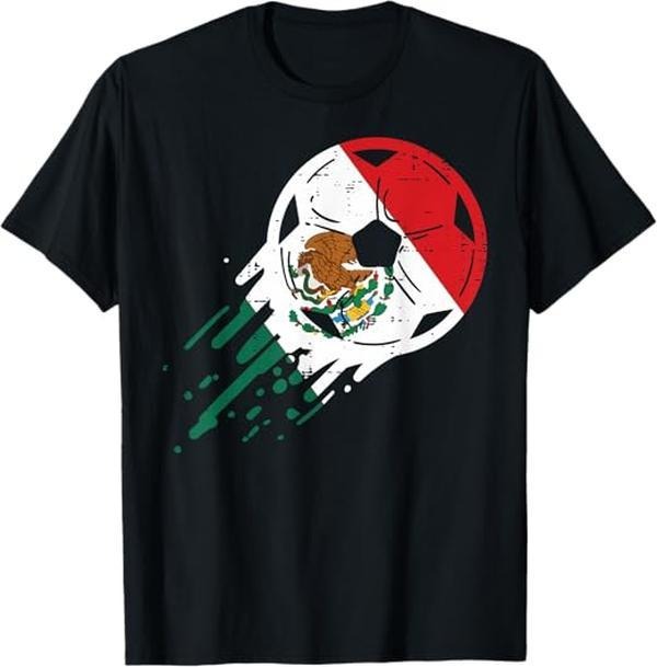 [100% Cotton]Mexico Flag Soccer Ball Mexican Football Fan Men Women Kids T-Shirt Hoodie, Sweatshirt | ZylaModa.com