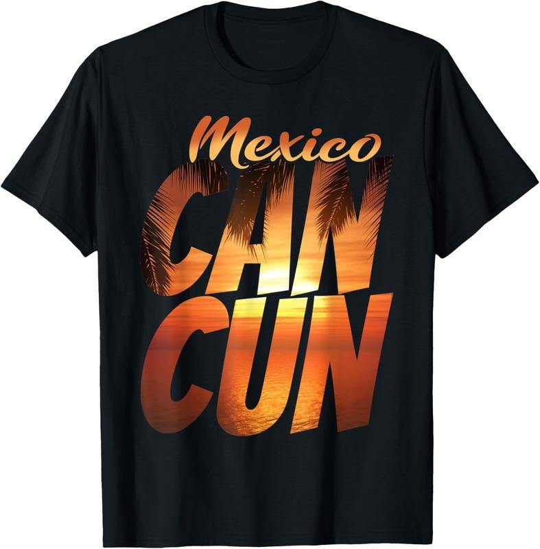 100% Cotton Mexico Vacation Souvenir Summer CANCUN T-Shirt Hoodie, Sweatshirt | ZylaModa.com